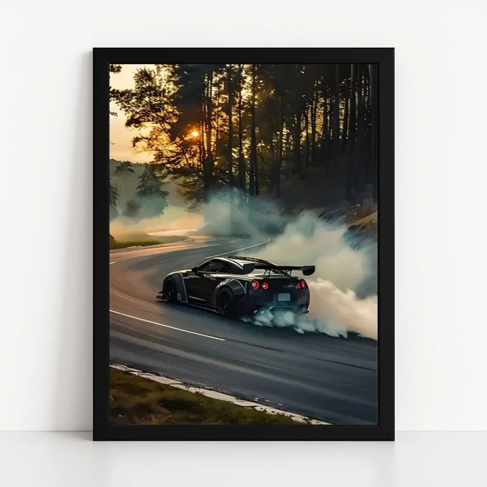 Obraz Nissan Skyline GTR R35 Drift