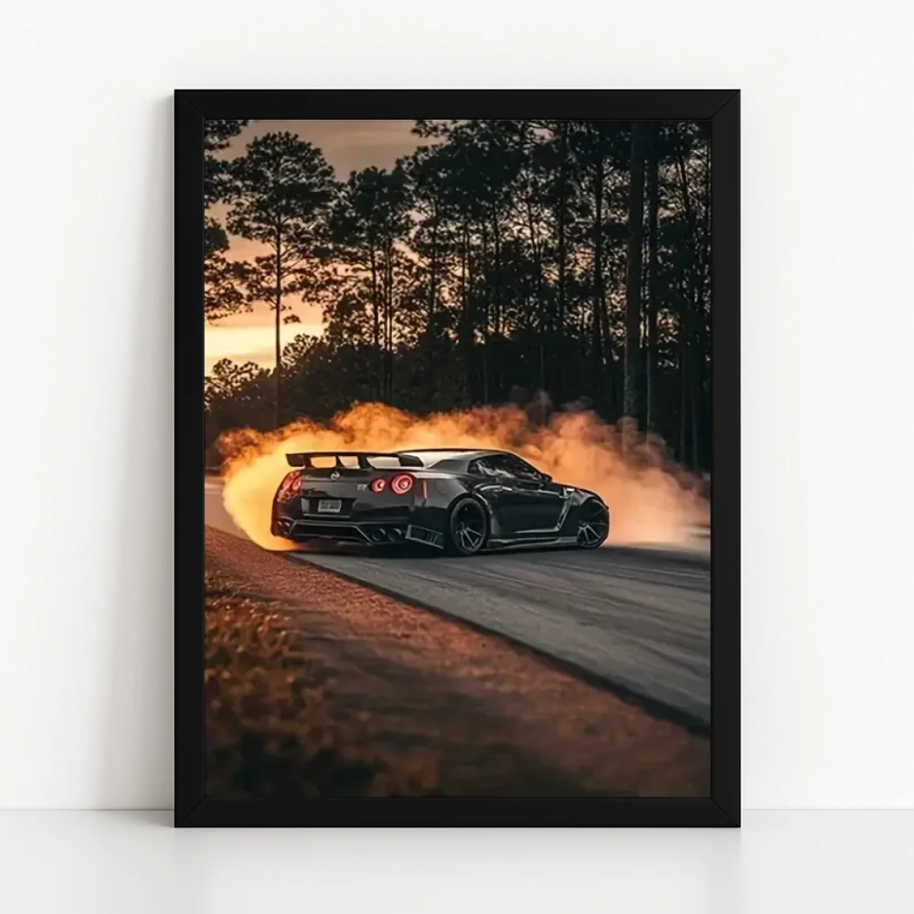 Obraz Nissan Skyline GTR R35 Drift