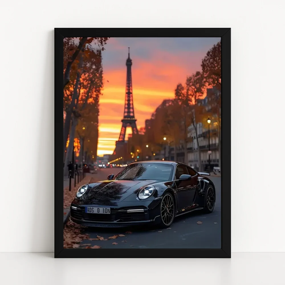 Obraz Porsche Wieża Eiffla