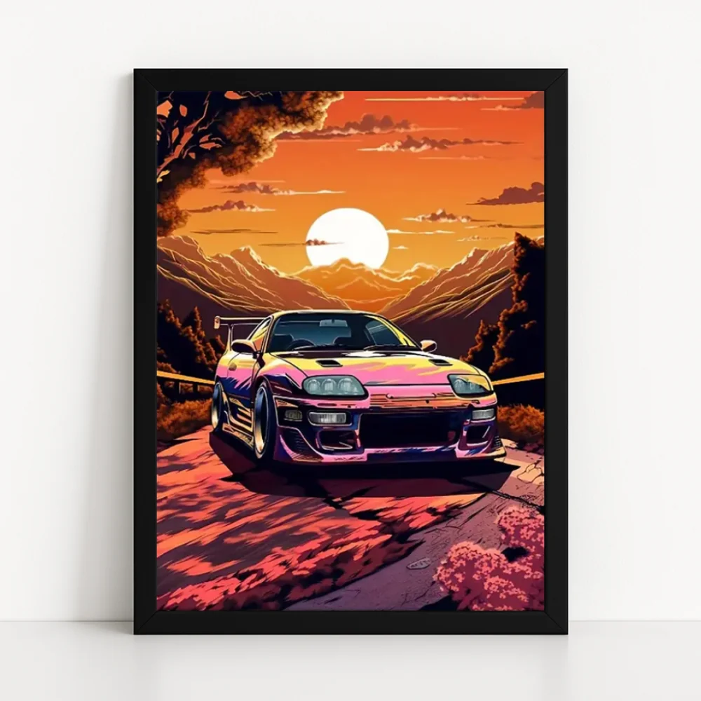 Obraz Toyota Supra Retro