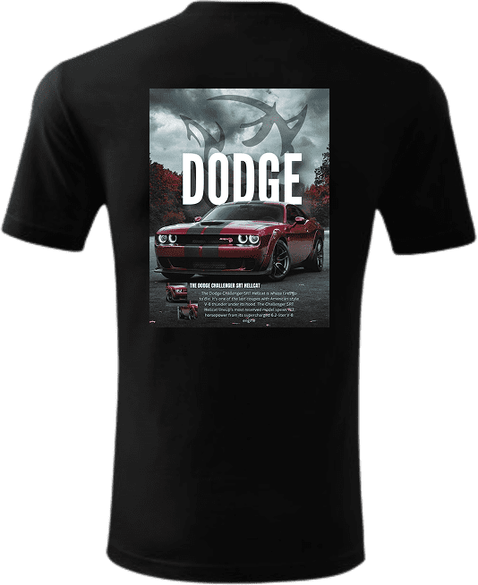 Koszulka Dodge Challenger Grafika