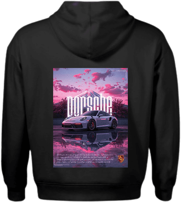 Bluza Porsche Góra Grafika