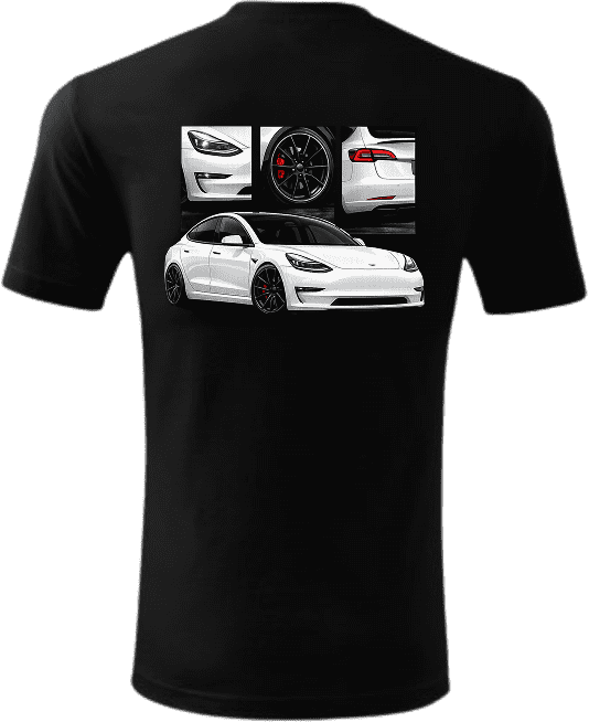 Koszulka Tesla Model 3
